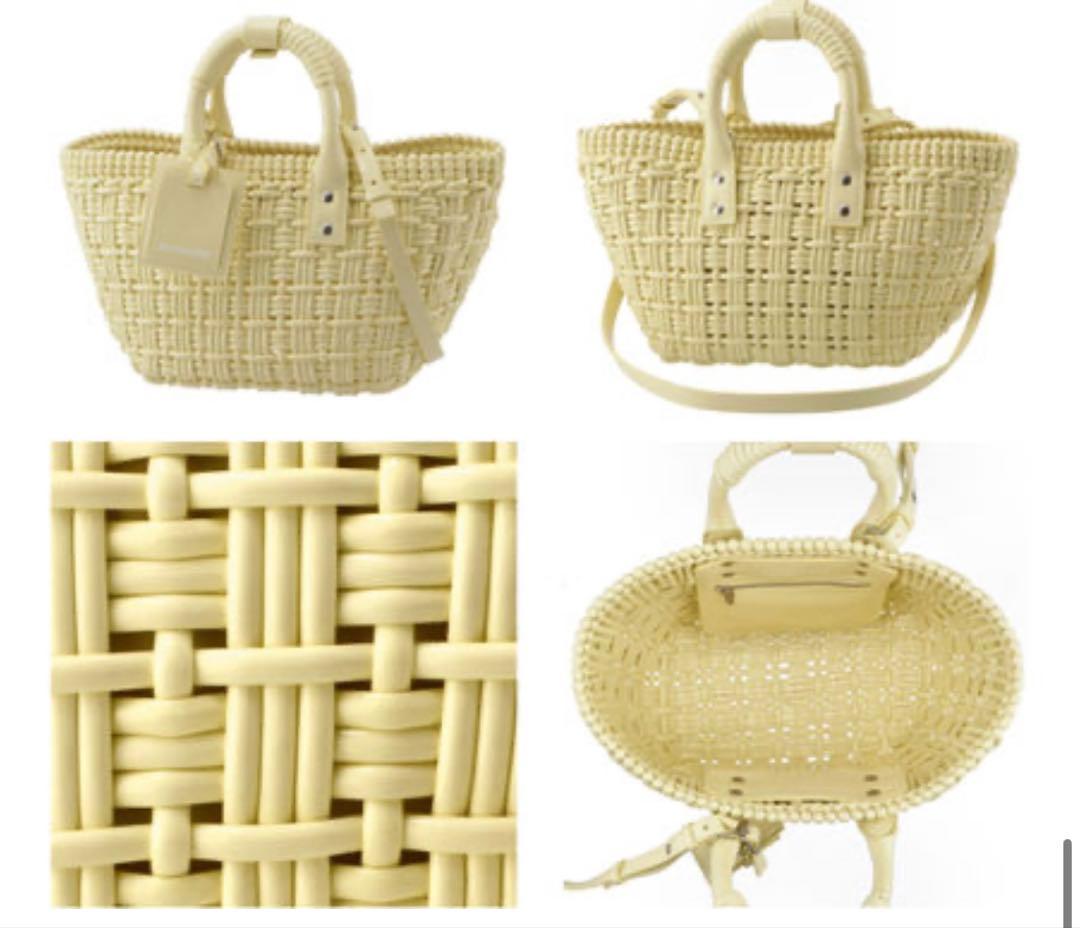 BALENCIAGA イエロー かごバッグ