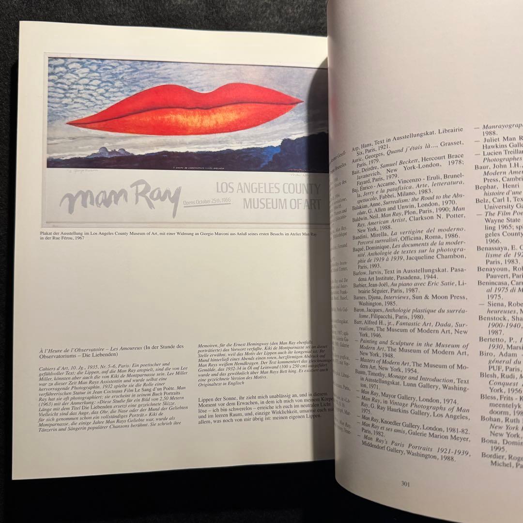 マン・レイ Man Ray 海外 展覧会 カタログ 図録 1998