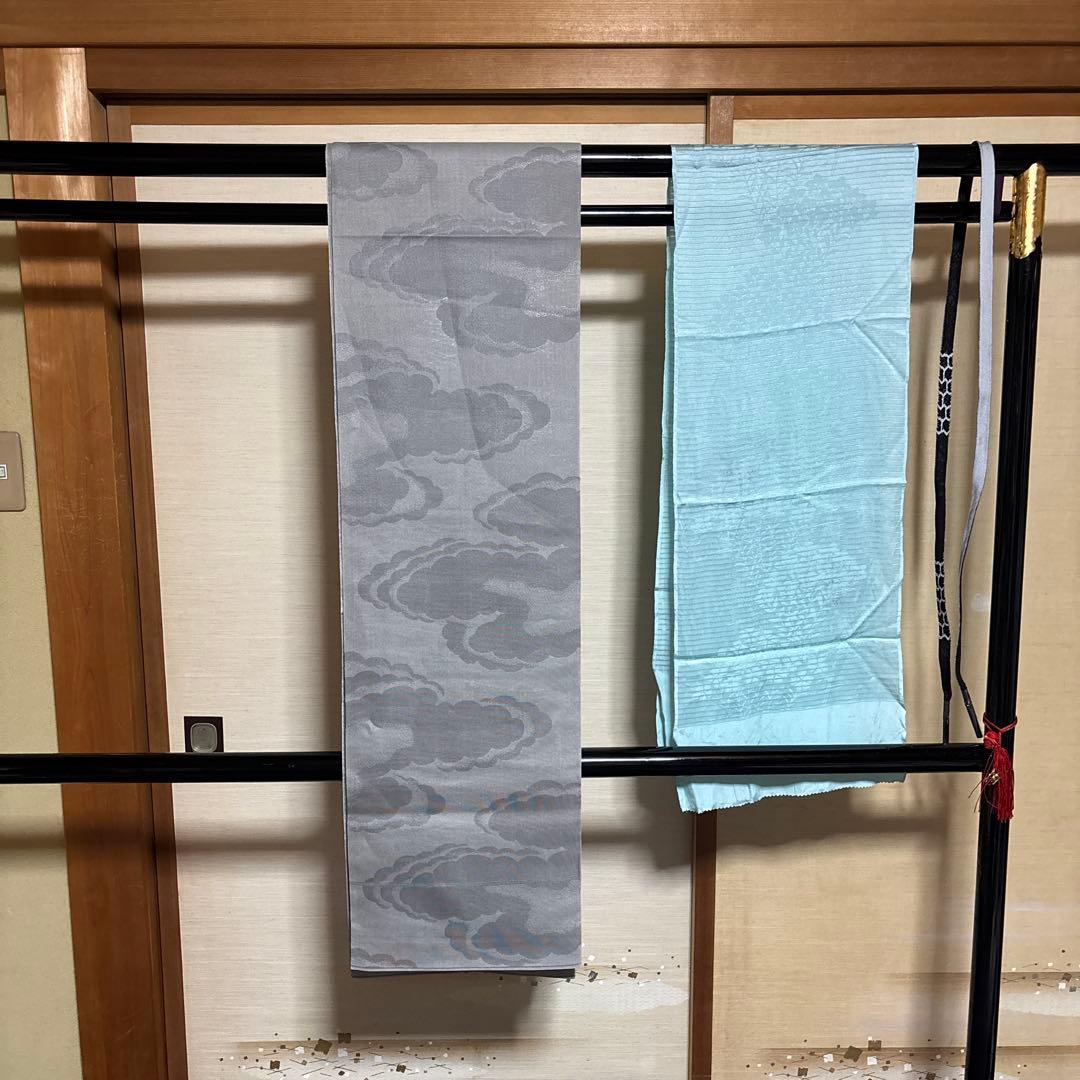 み*こ様 化繊　絽　訪問着　フルセット　4点　未使用近い　美品