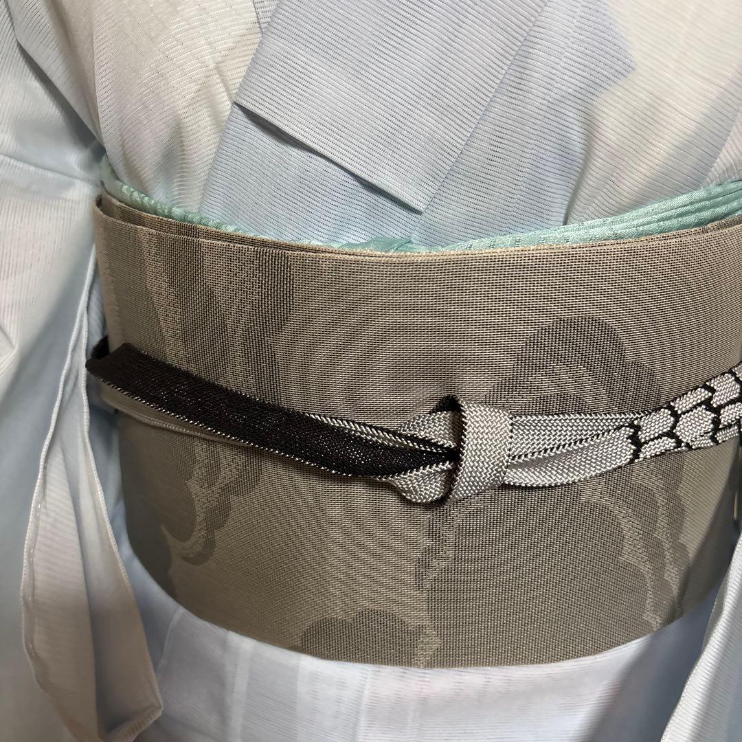 み*こ様 化繊　絽　訪問着　フルセット　4点　未使用近い　美品