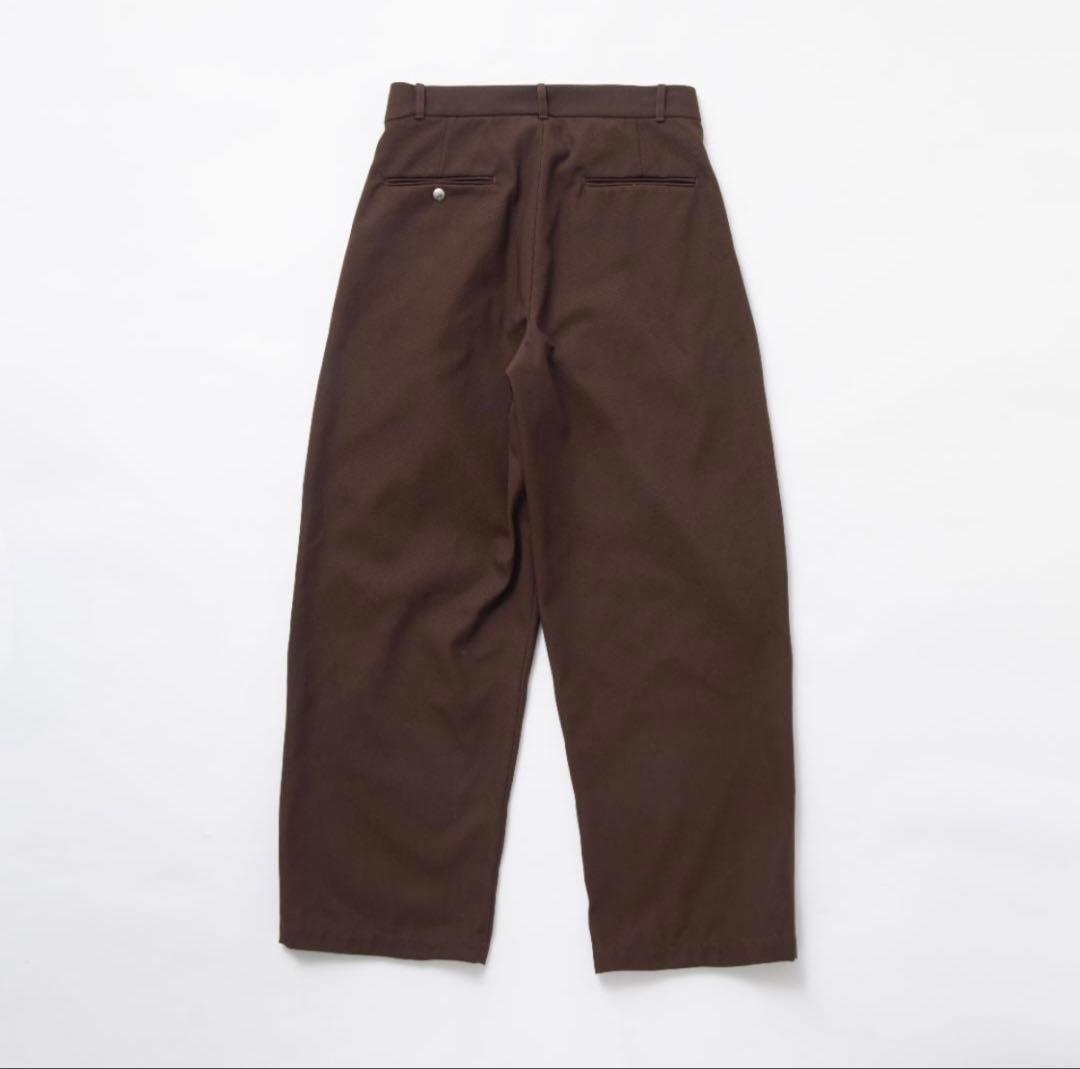 パンツ TTTMSW 24AW 2tuck chino pants (BROWN)