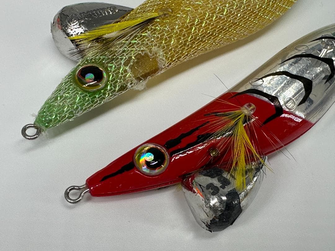 中古・未使用 タコエギ いろいろ10点 ダイワ タコエギケース付き