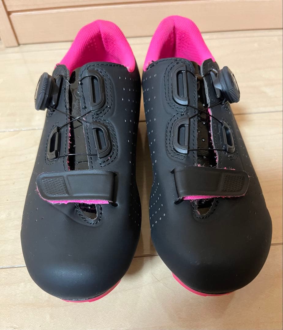 fizik フィジーク テンポ ブラックピンク サイクル シューズ 23cm 箱