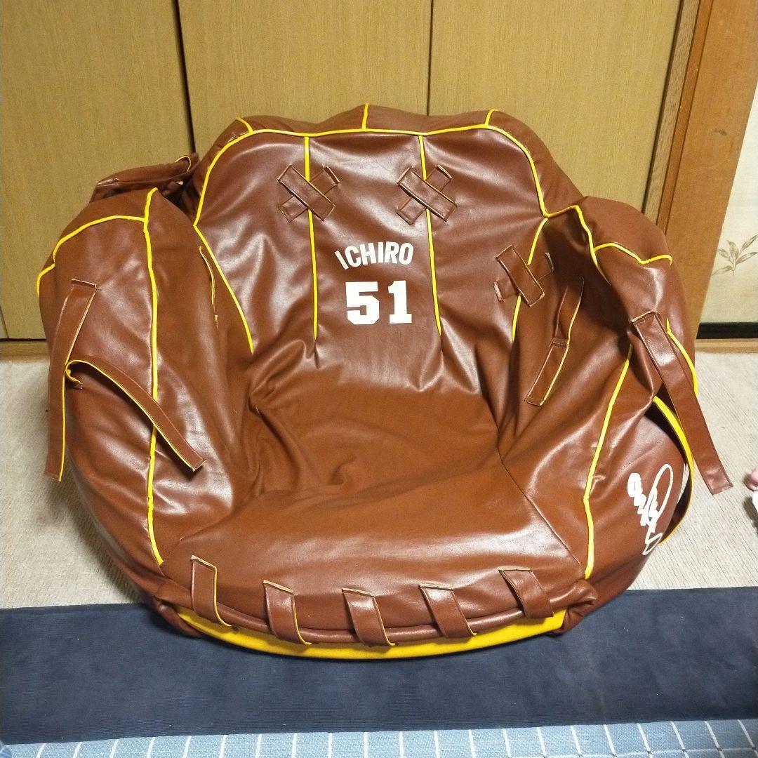 激レア　アサヒ　イチロー　Asahi　三ツ矢サイダー懸賞品　グローブクッション
