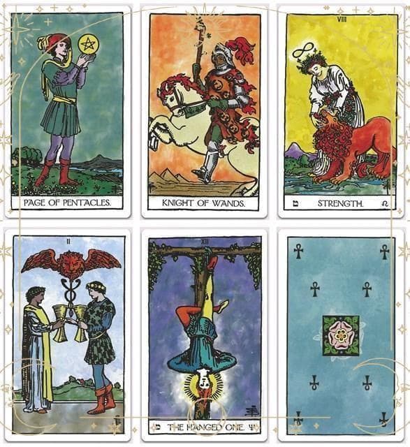 ★正規品タロットカード★ライダーウェイトの新版✨鮮やかな水彩画で蘇るデッキ