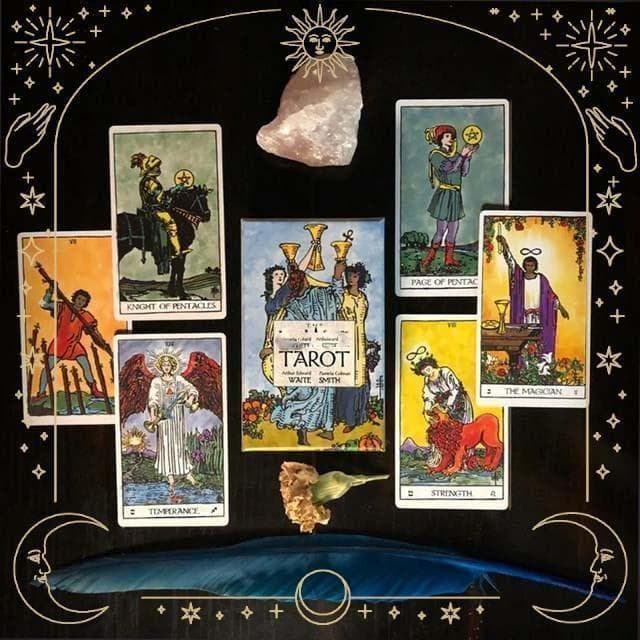 ★正規品タロットカード★ライダーウェイトの新版✨鮮やかな水彩画で蘇るデッキ