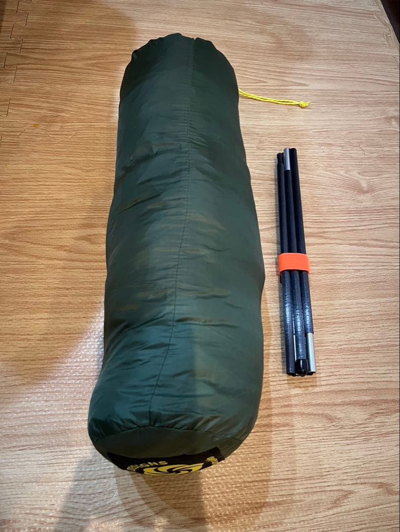 SIX MOON DESIGNS ルナーソロ　グリーン５セクションカーボンポール