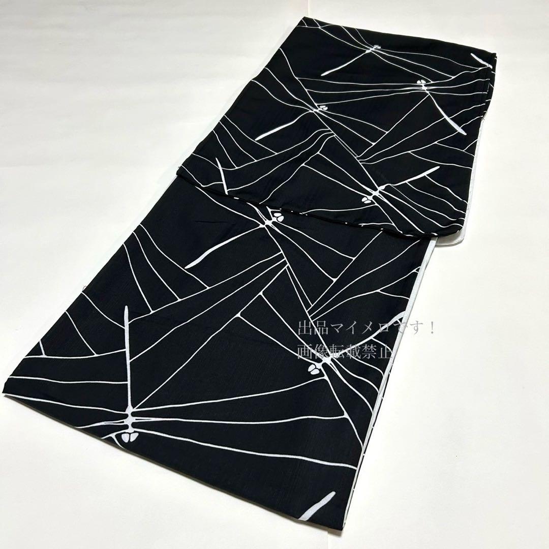 着物スリップ　長襦袢式　夏用半衿付き Ｌ　高島ちぢみ　日本製　新品　0616⑩