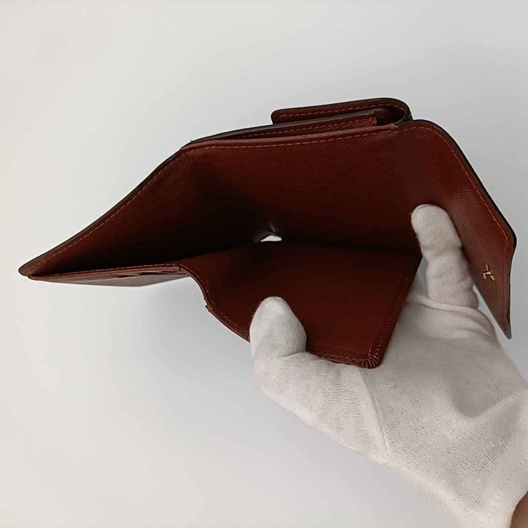 ルイヴィトン　モノグラム　ポルトフォイユ　エリーズ Wホック　三つ折り 箱袋付き