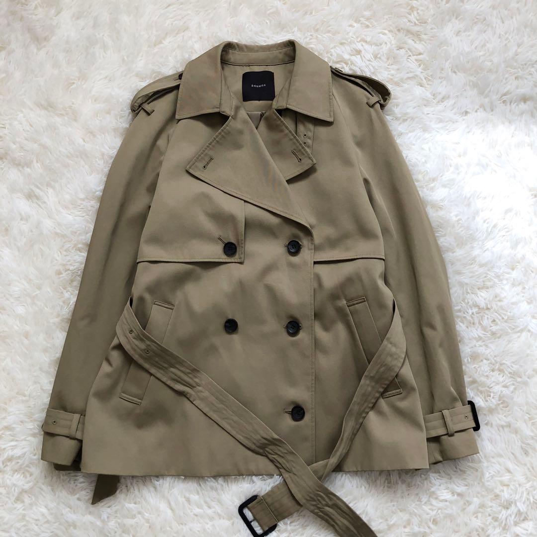 【anuans】大人気完売品♡25SSハーフオーバートレンチコート S