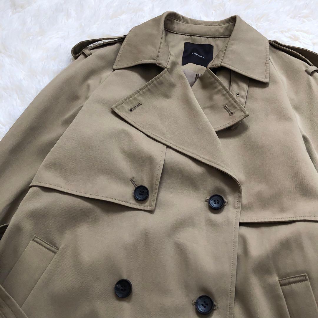 【anuans】大人気完売品♡25SSハーフオーバートレンチコート S