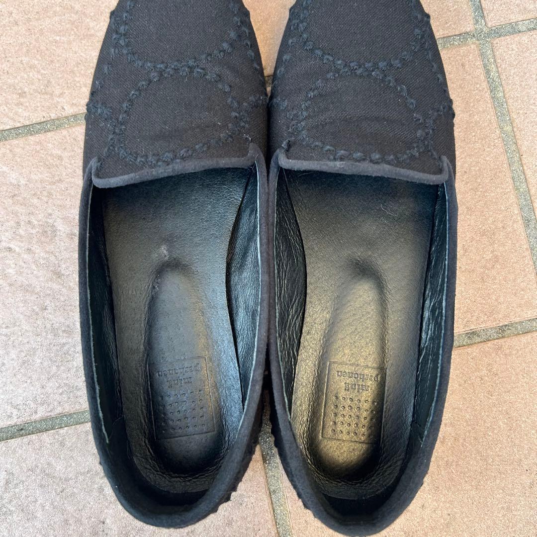 ミナペルホネン　シューズ　タンバリンBK 24