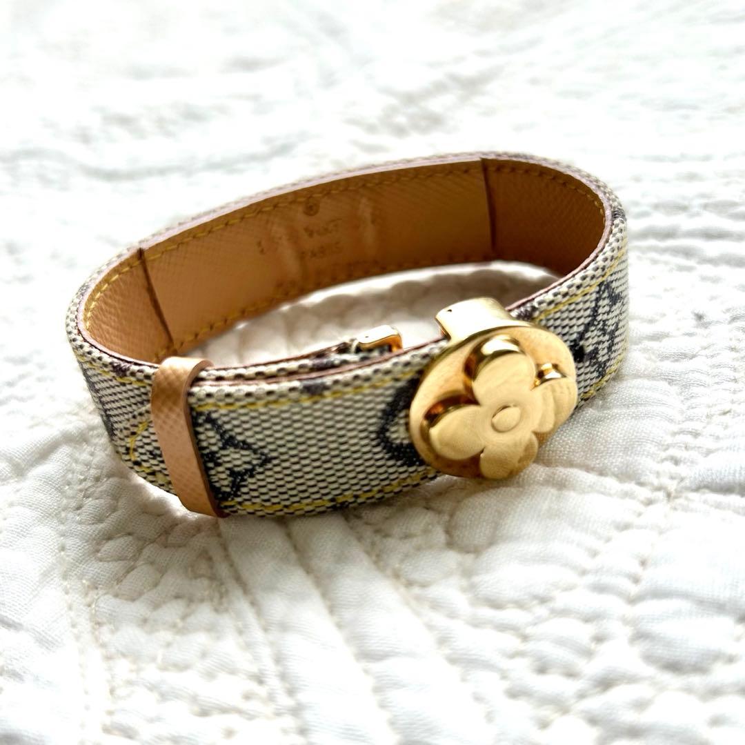 ルイ・ヴィトン モノグラム グッドラックブレス キャンバス、レザー 希少