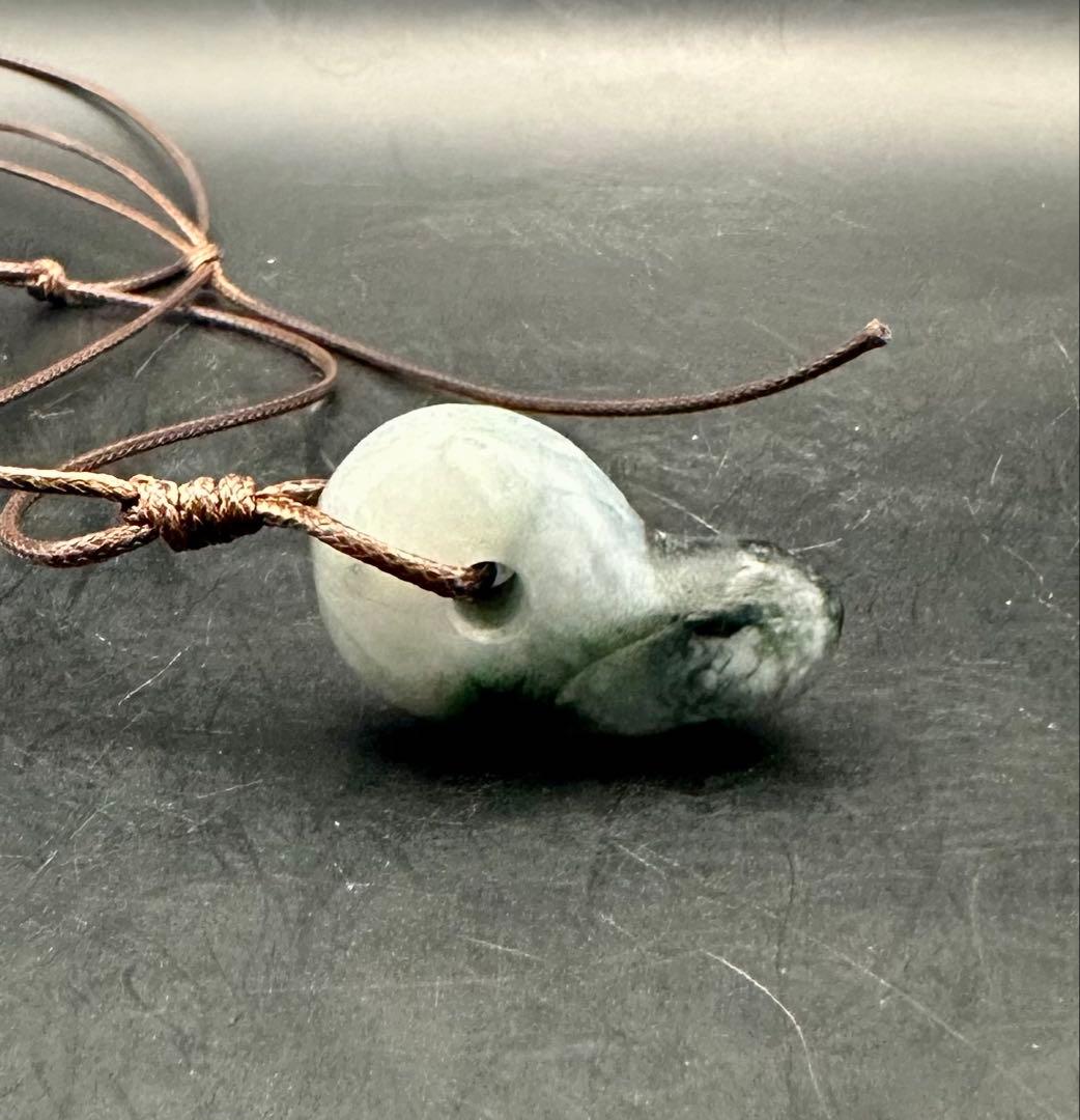 2025.8.15ロウカン翡翠勾玉　糸魚川産最高級ロウカン翡翠