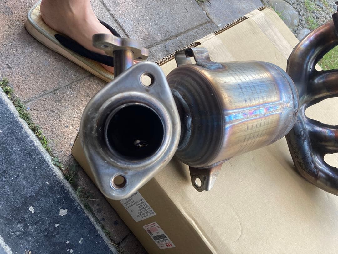 スズキソリオの触媒コンバータ
