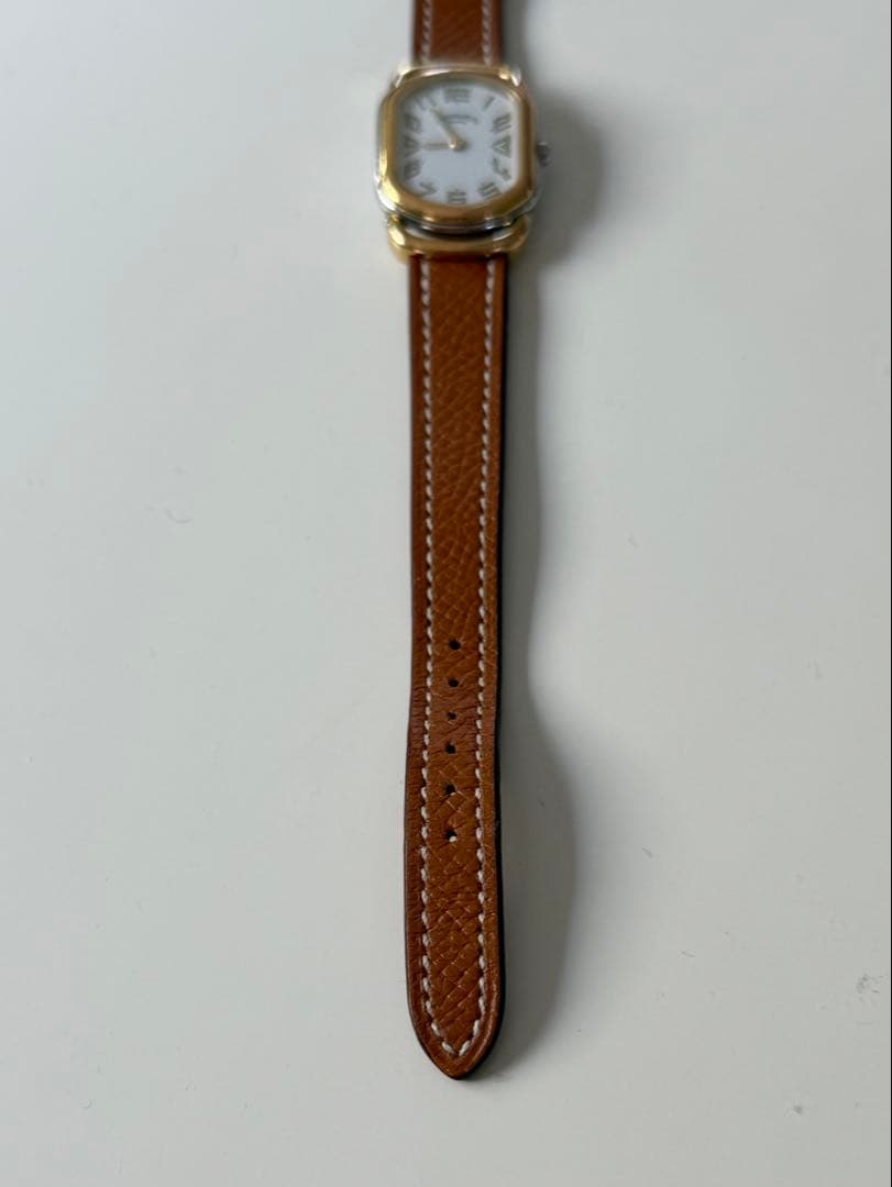 限定価格 HERMÈS ラリー スクエア クォーツ レディース