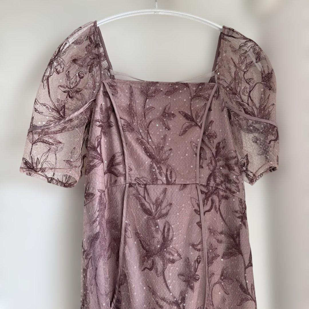 FRAY I.D カーブパネルエンブロイダリードレス