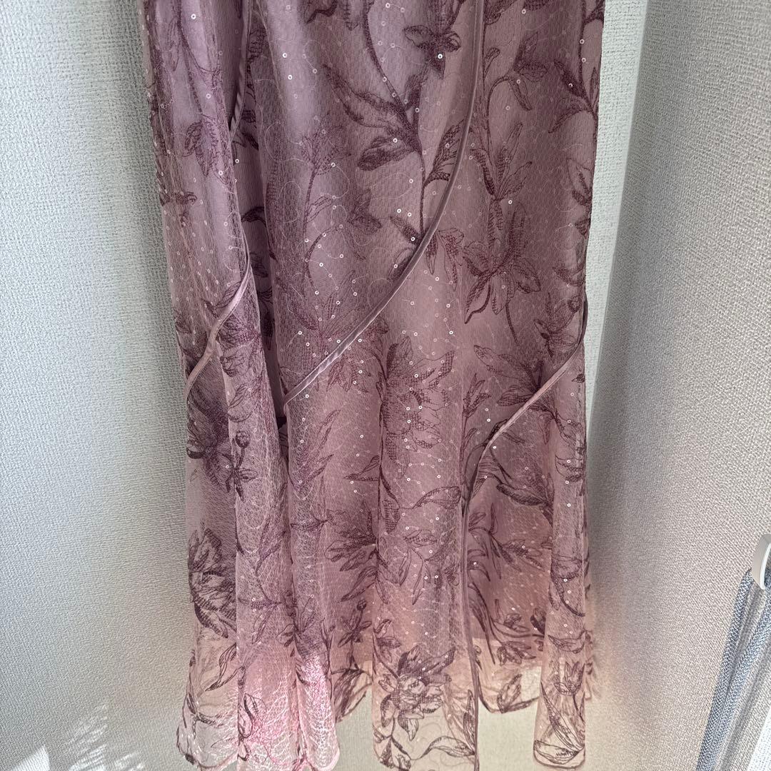 FRAY I.D カーブパネルエンブロイダリードレス