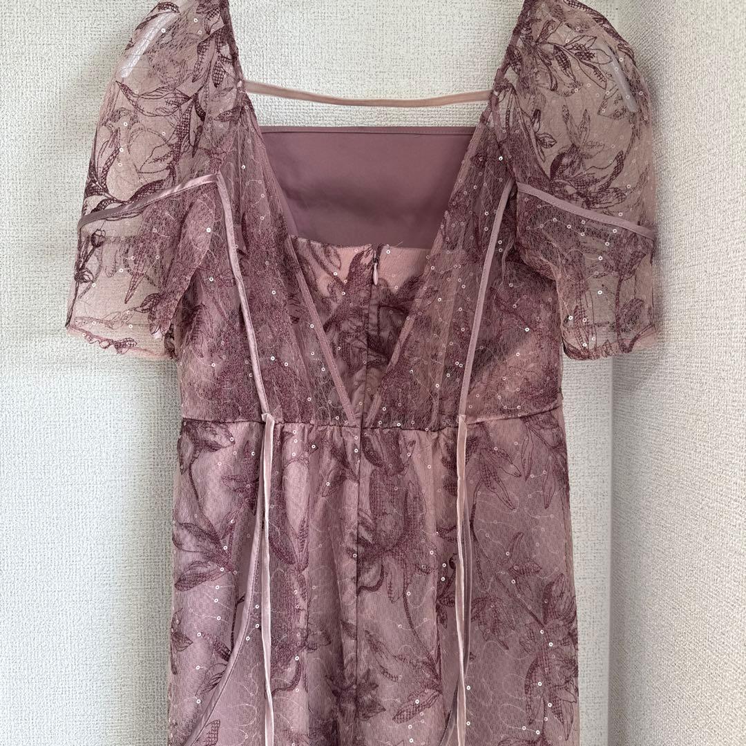 FRAY I.D カーブパネルエンブロイダリードレス