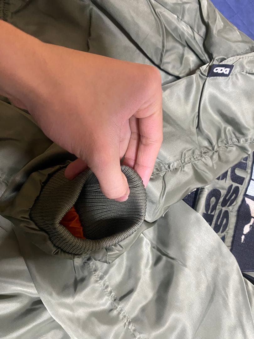 STUSSY 40周年記念 CDG × STUSSY MA-1 ジャケット