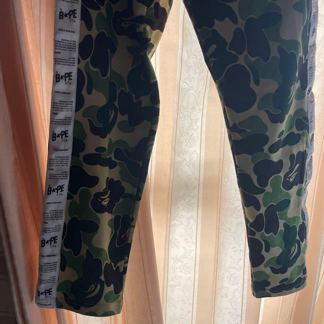 a bathing ape 迷彩パンツ　ジャージ　エイプ