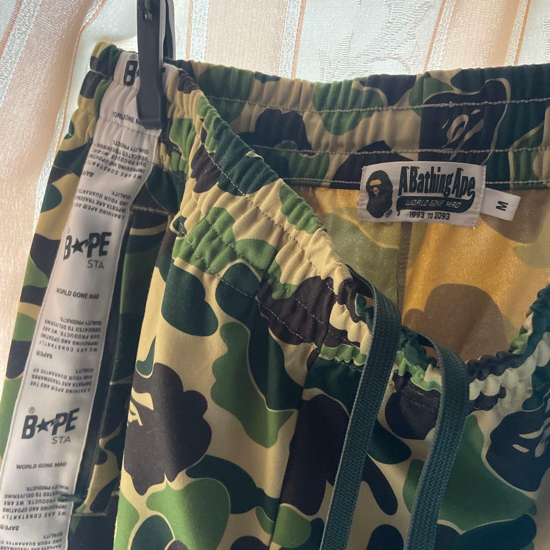 a bathing ape 迷彩パンツ　ジャージ　エイプ