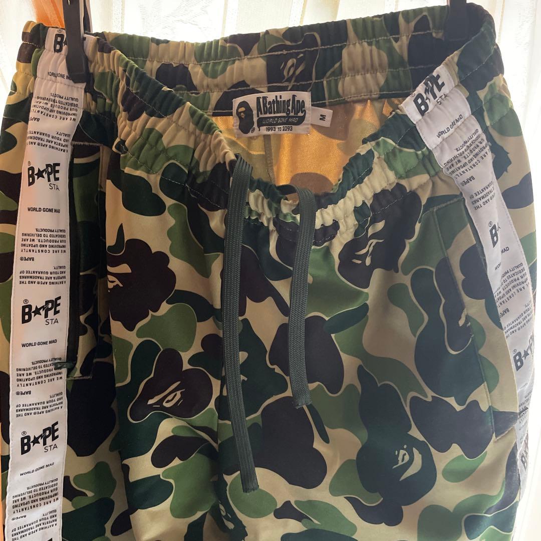 a bathing ape 迷彩パンツ　ジャージ　エイプ