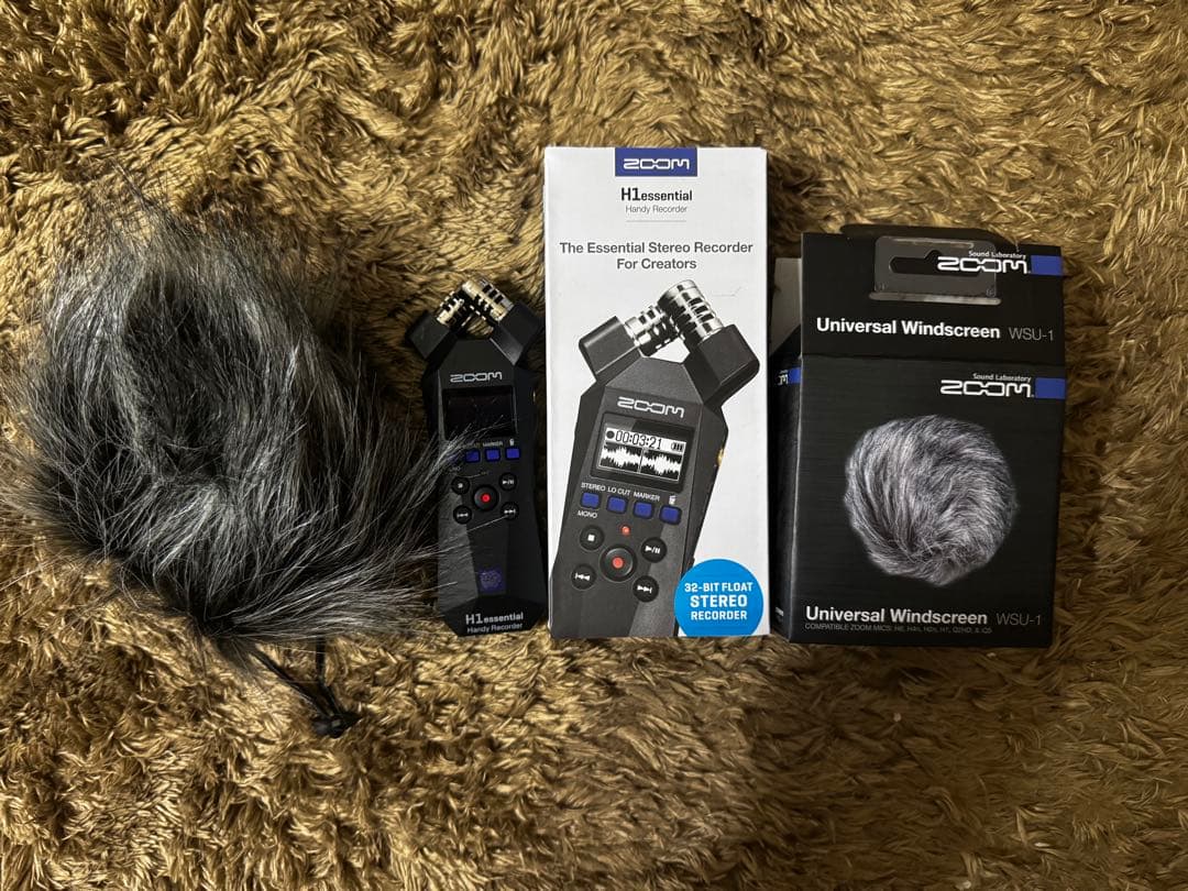 ZOOM H1 essential Windscreenセット