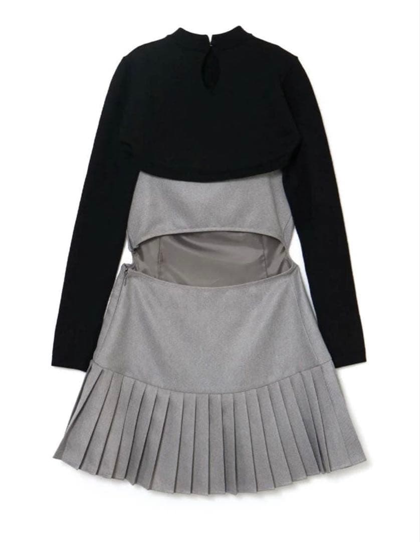 AND MARY Karen knit set mini dress グレー S