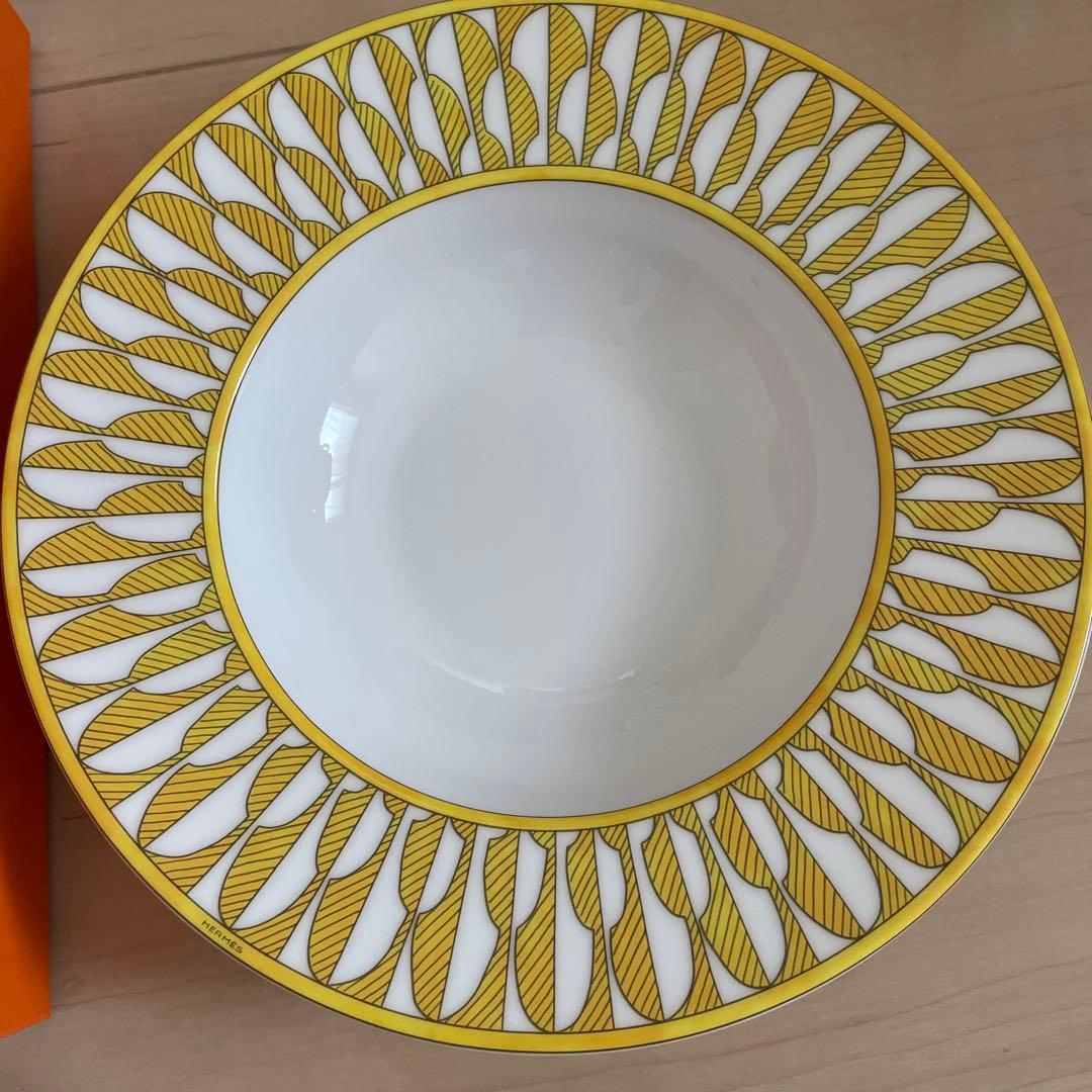 エルメス　HERMES ソレイユ　ソレイユドゥエルメス　スーププレート　ペア