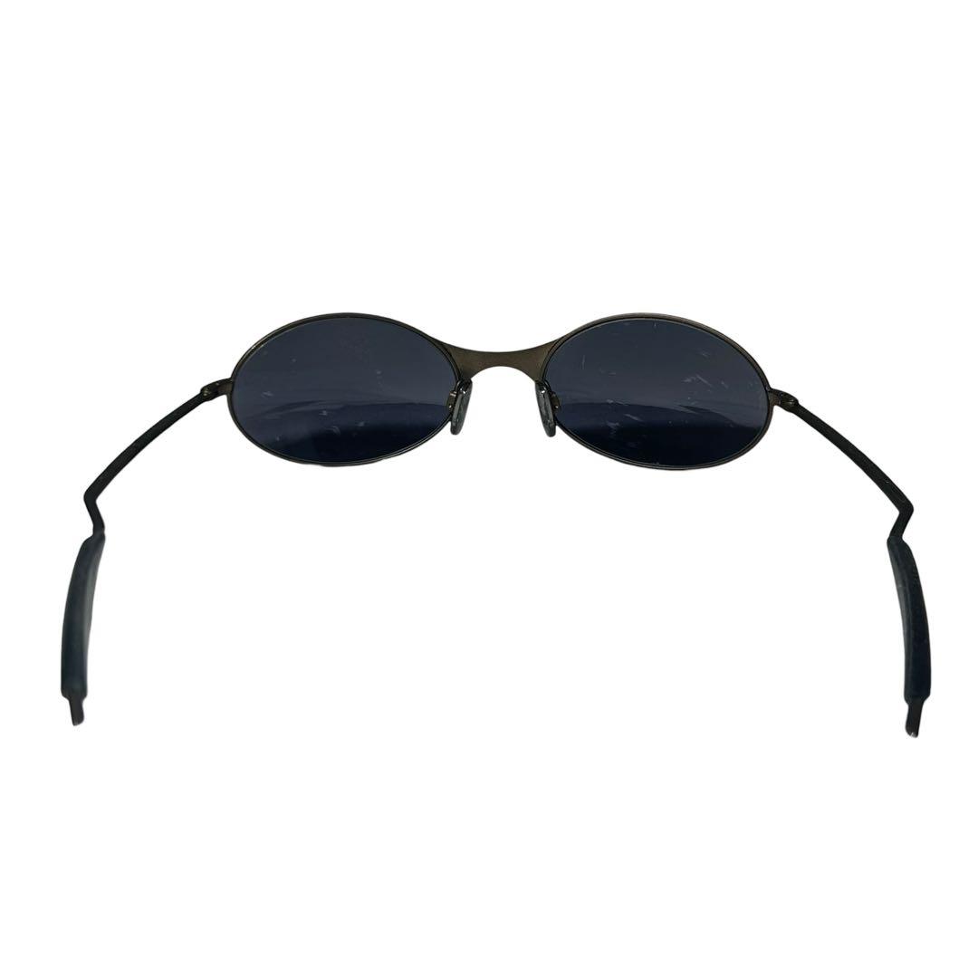 oakley イーワイヤー　サングラス　度無し　ダークブロンズ