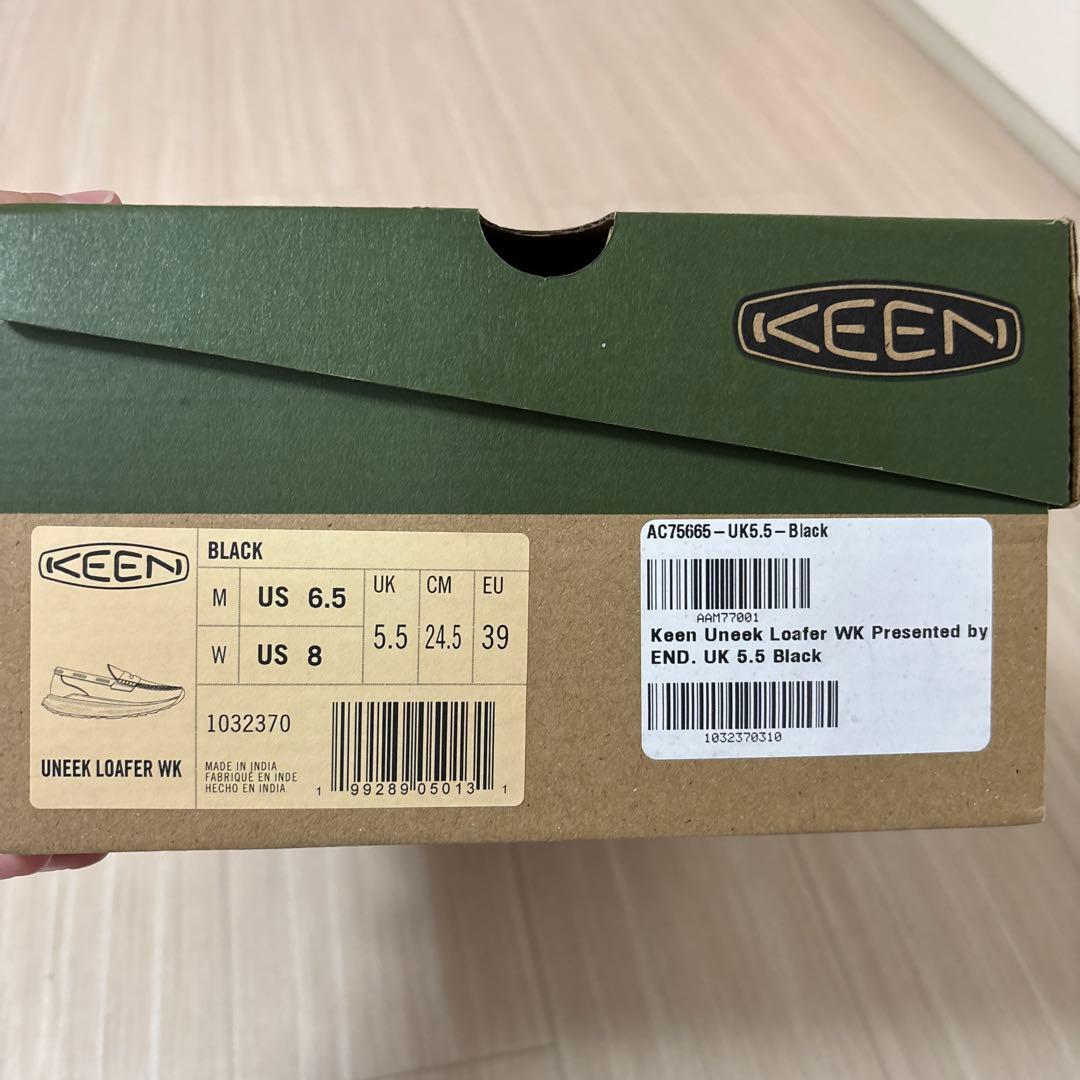 24.5 KEEN ブラック KEEN Uneek Loafer WK