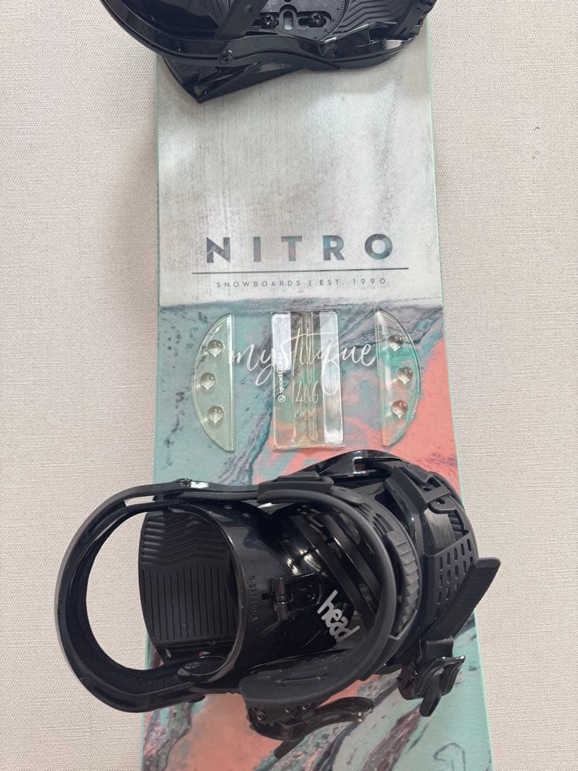 NITRO スノーボード マーブルパターン