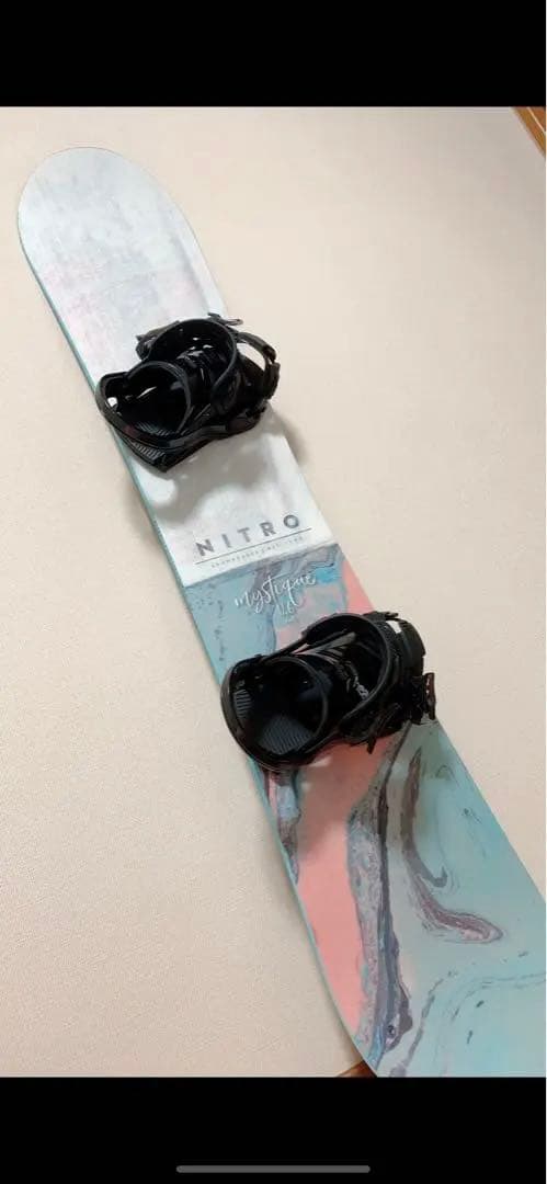 NITRO スノーボード マーブルパターン
