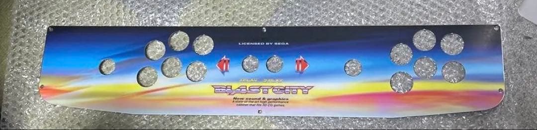 未使用品 セガ ブラストシティ用 2L12Bパネルプレート コンパネ