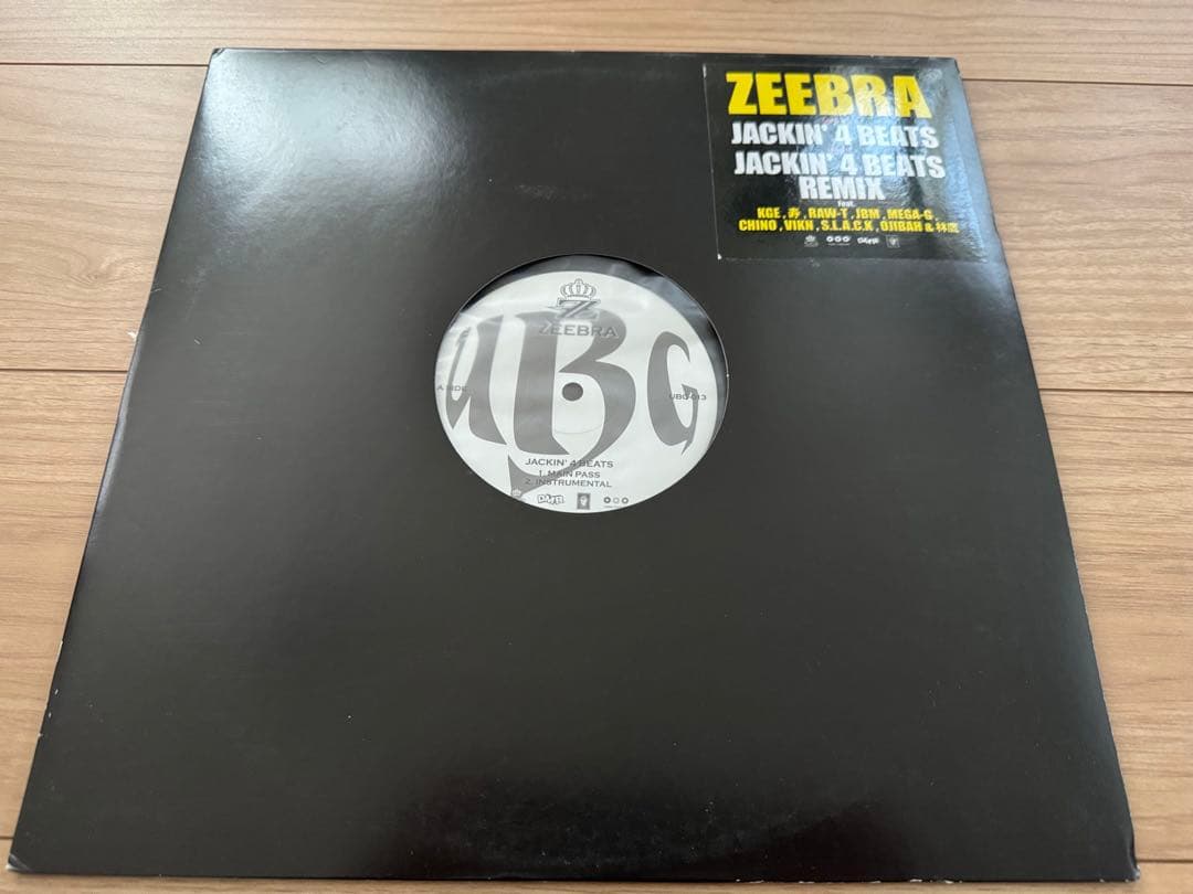 ZEEBRA★JACKIN' 4 BEATS★ジャケット割れあり