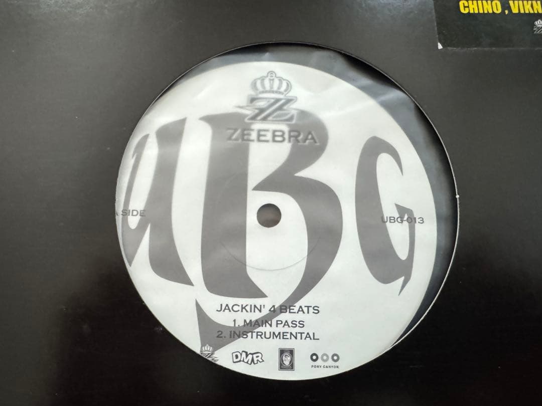 ZEEBRA★JACKIN' 4 BEATS★ジャケット割れあり