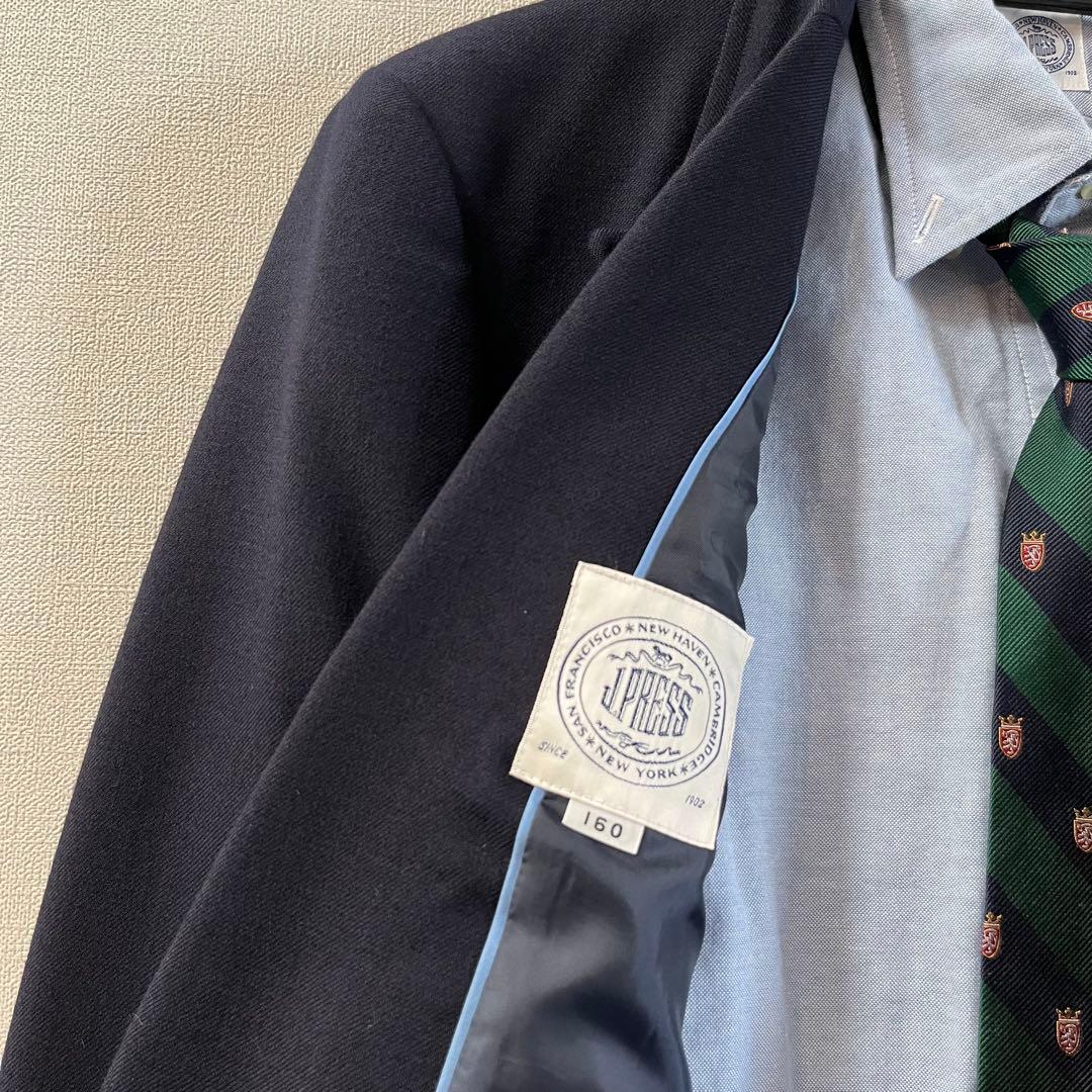 極美品フルセットJ.PRESS 160男の子フォーマルスーツ セットアップ卒業式