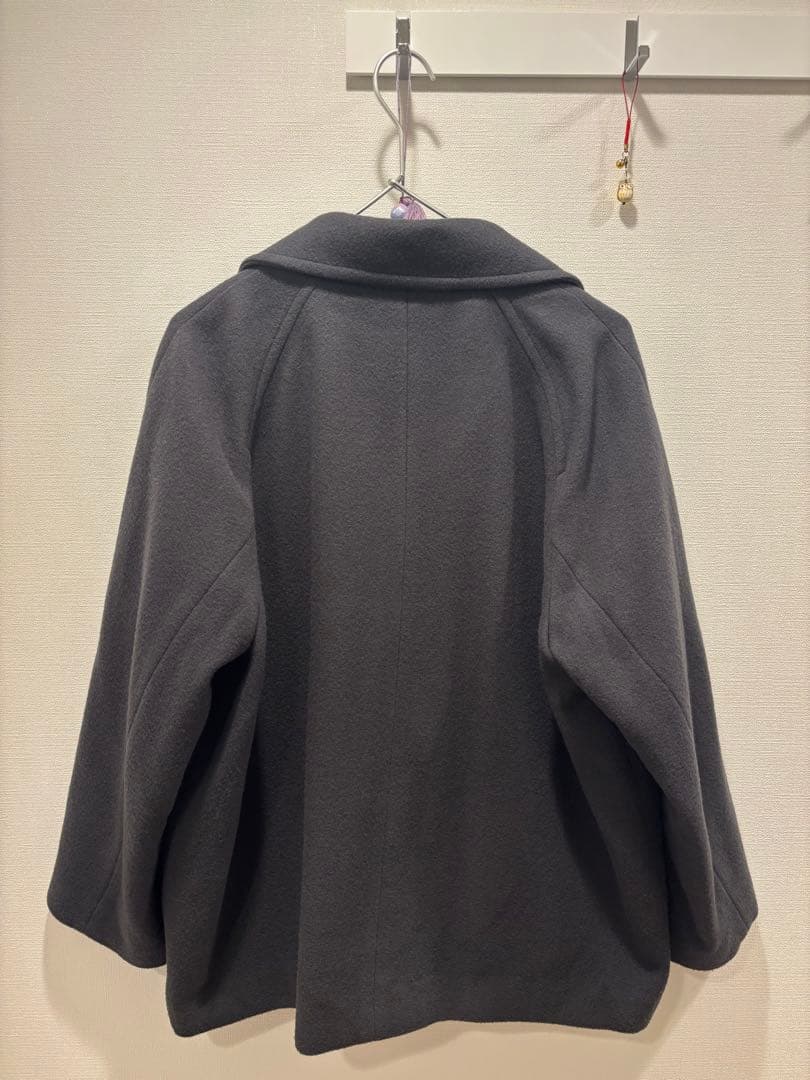 25AW 1回着用の美品 尾州ウールショートPコート レディース size 38