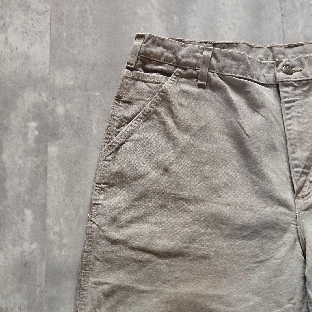 Carhartt ダックパンツフェードグレー ワーク ペインターパンツw38激渋