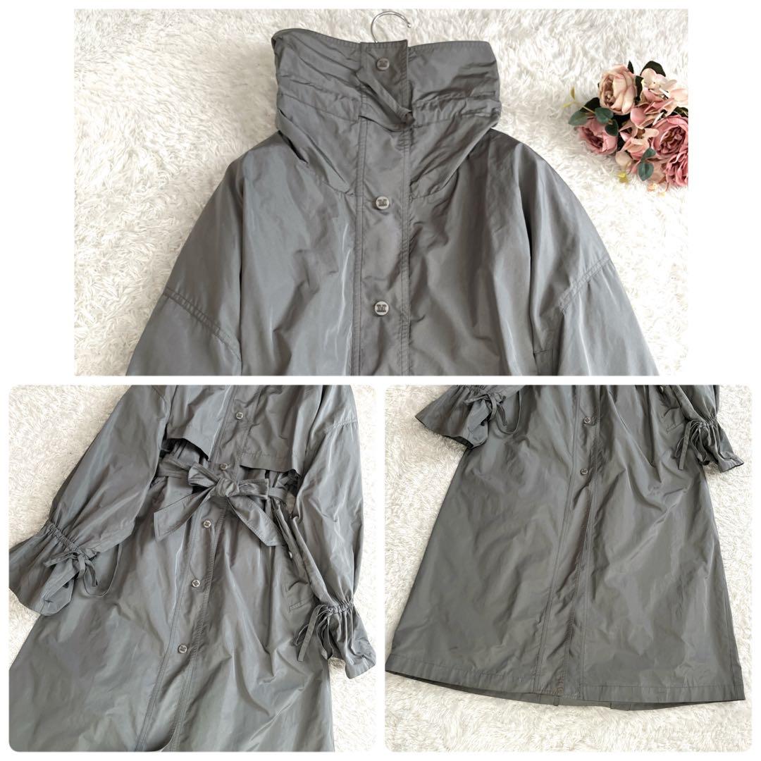 近年白タグ✨マックスマーラ トレンチコート オーバーサイズ ベルト グレー 40