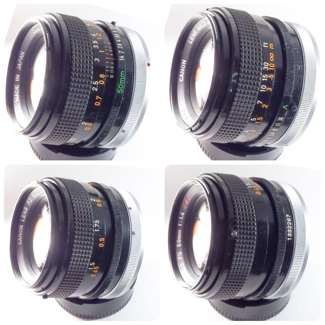 完動実用品 キヤノン Canon FD 50mm f1.4 S.S.C.