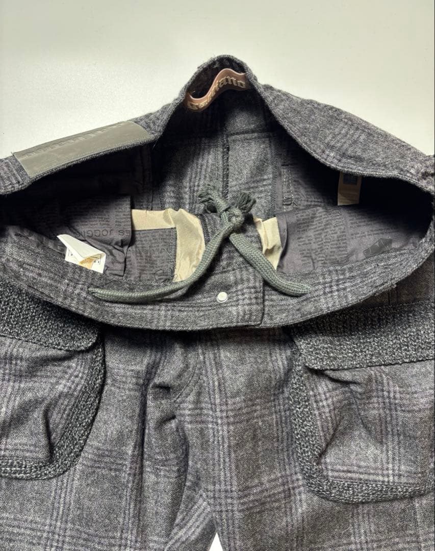 パンツ 11AW galliano 3Dpockets wool cargo pants
