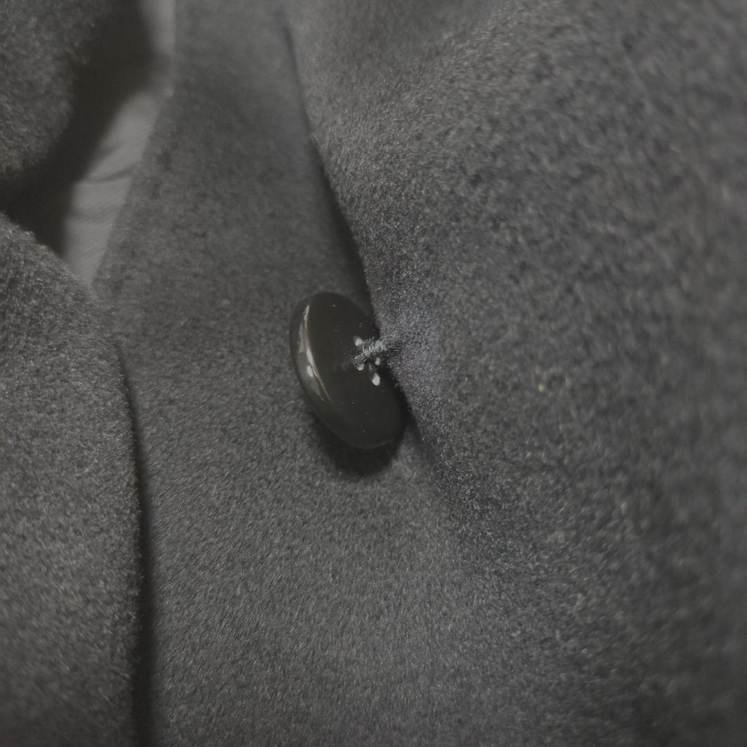 23区✨COLOMBO ウール カシミヤ ビーバー スタンドカラー コート 黒