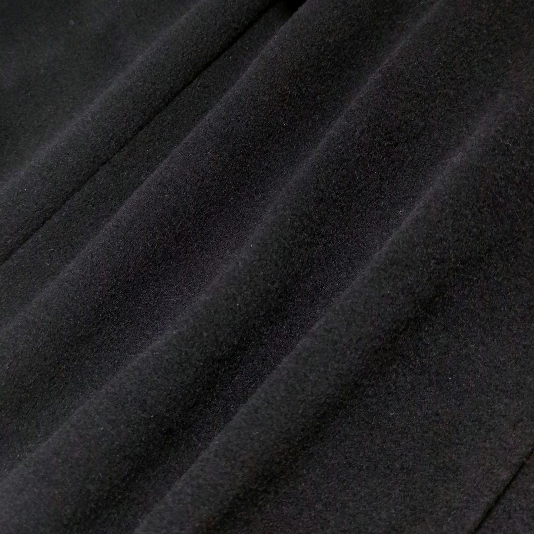 23区✨COLOMBO ウール カシミヤ ビーバー スタンドカラー コート 黒