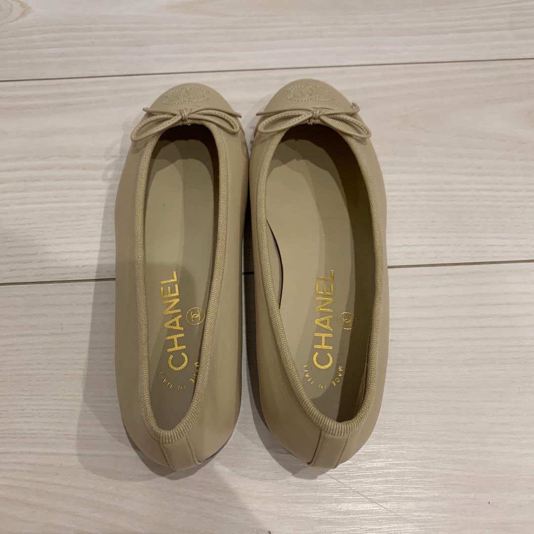 ホ*ト様 シャネル　新品　バレリーナ　CHANEL 34 2/1