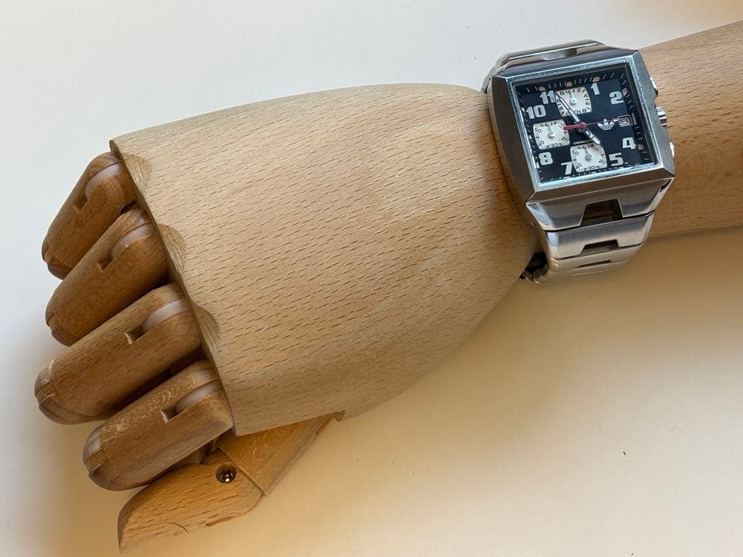 アディダス/時計/CS3500/ビンテージ/クロノグラフ/スクエア/オリジナルズ