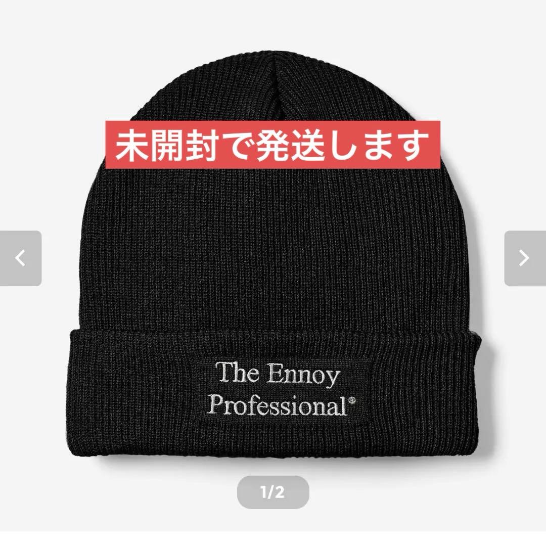 ENNOY PROFESSIONAL KNIT CAP (BLACK)エンノイ