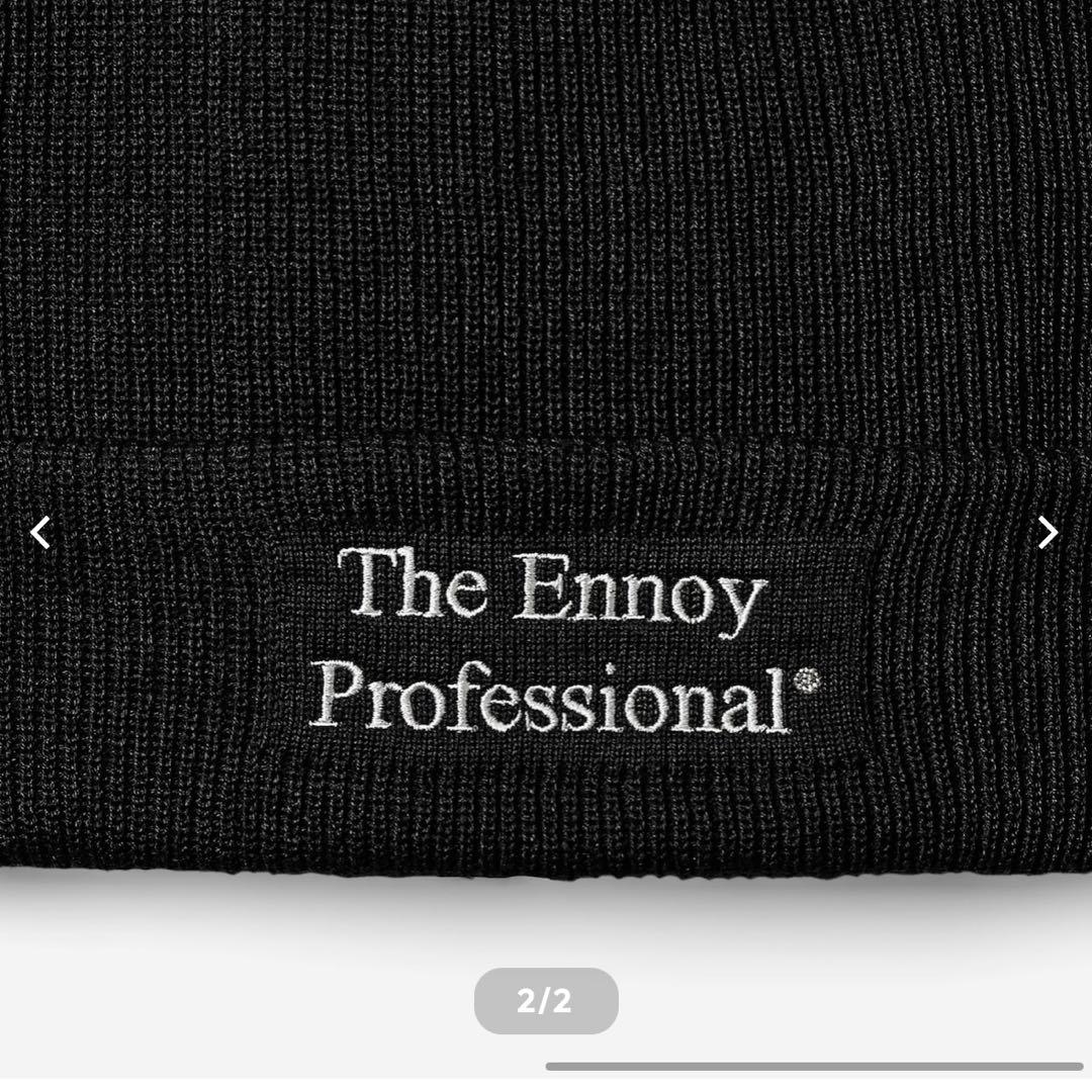 ENNOY PROFESSIONAL KNIT CAP (BLACK)エンノイ