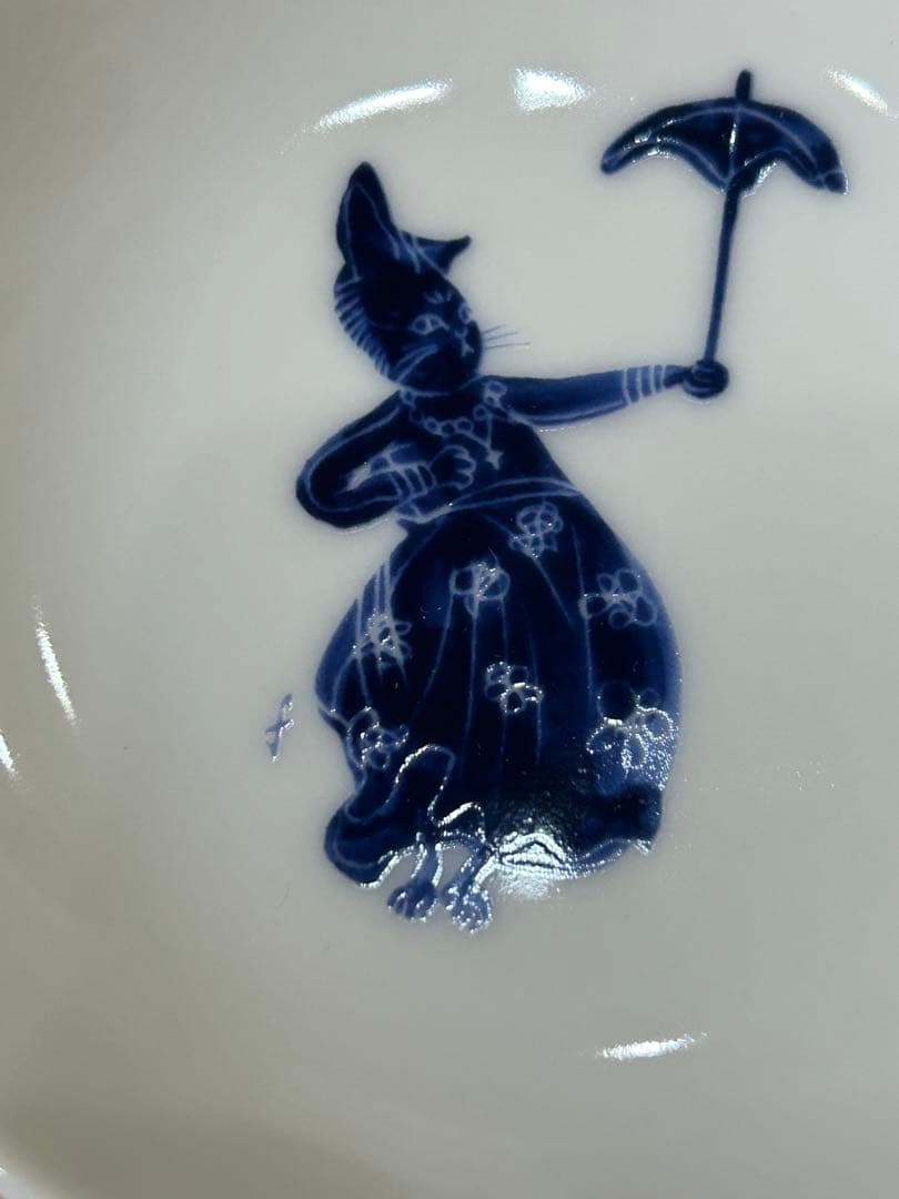 藤田嗣治小皿5枚と雑誌サライ